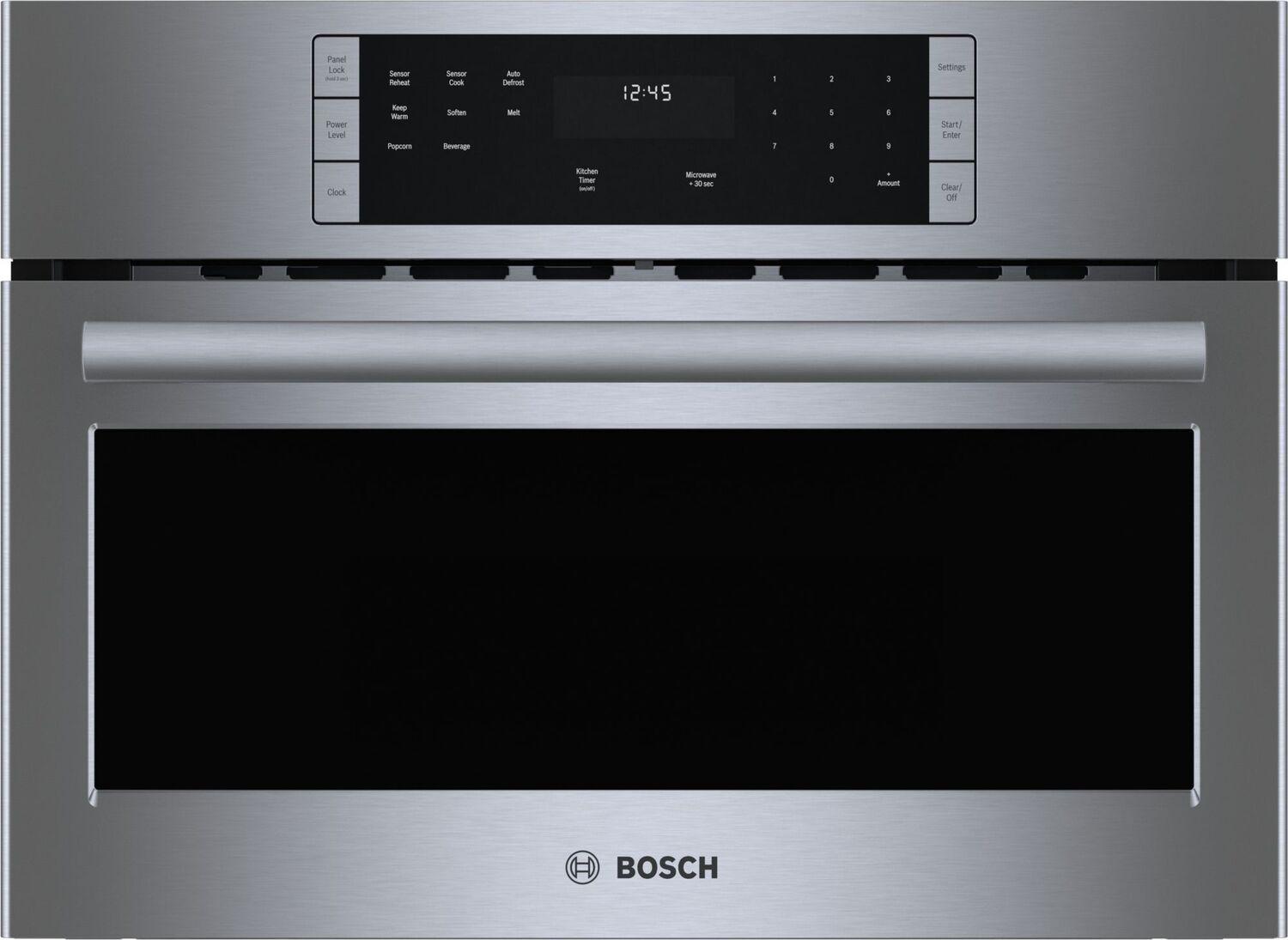 Bosch 500 Series, 27", Microwave, SS, Drop Down Door