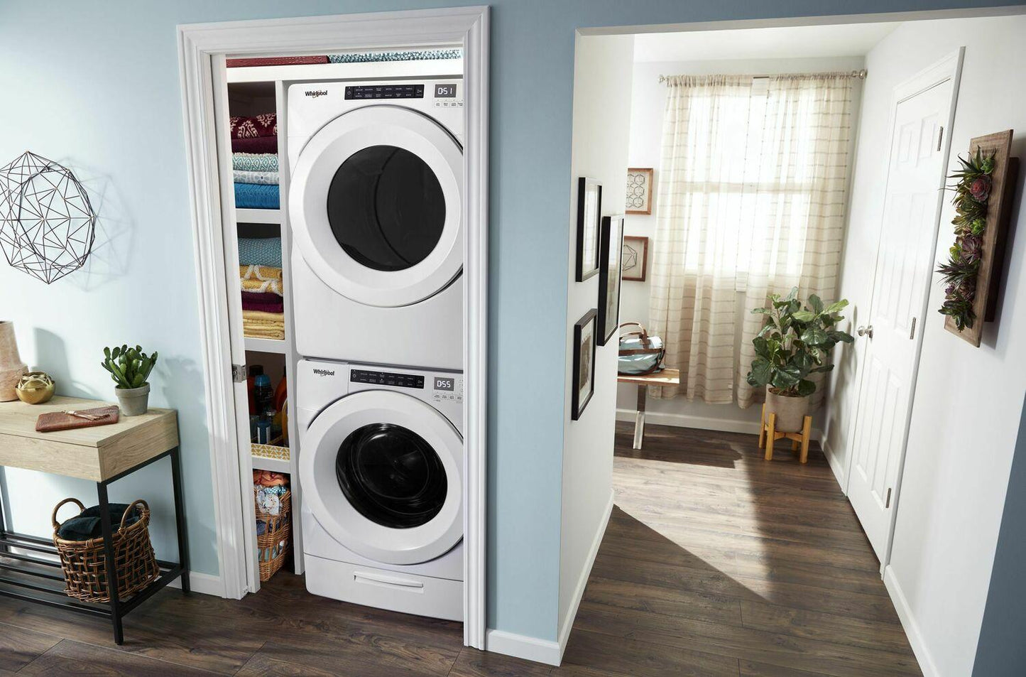 Whirlpool WFW5620HW 4.5 cu. ft. Closet-Depth Front Load Washer with Load & Go™ Dispenser - White