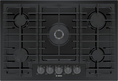 Bosch 800 Series Gas Cooktop 30" Black NGM8048UC