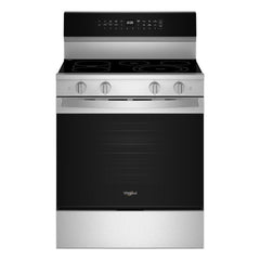 Whirlpool WFES7530RZ 30-inch Electric Smart Range with Air Cooking Technology, No Preheat Air Fry, High Speed Preheat Oven, WipeClean™ Coating, and Steam/Self Clean