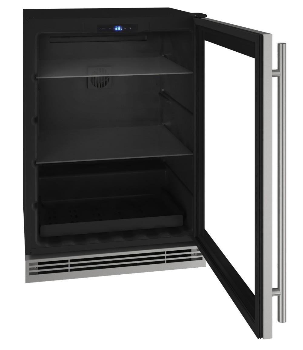 U-Line UHRE124SG01A Hre124 24" Refrigerator With Stainless Frame Finish (115 V/60 Hz)