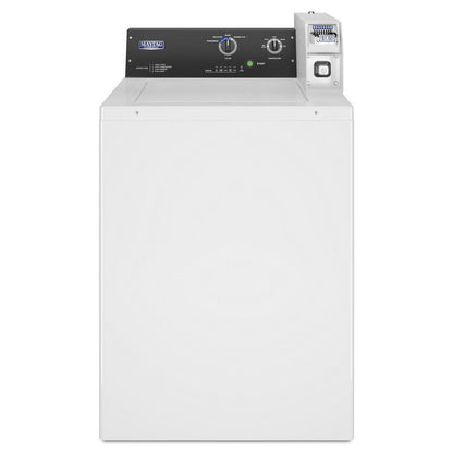 Maytag MAT23CSAWW Commercial Top-Load Washer, Coin Slide Ready