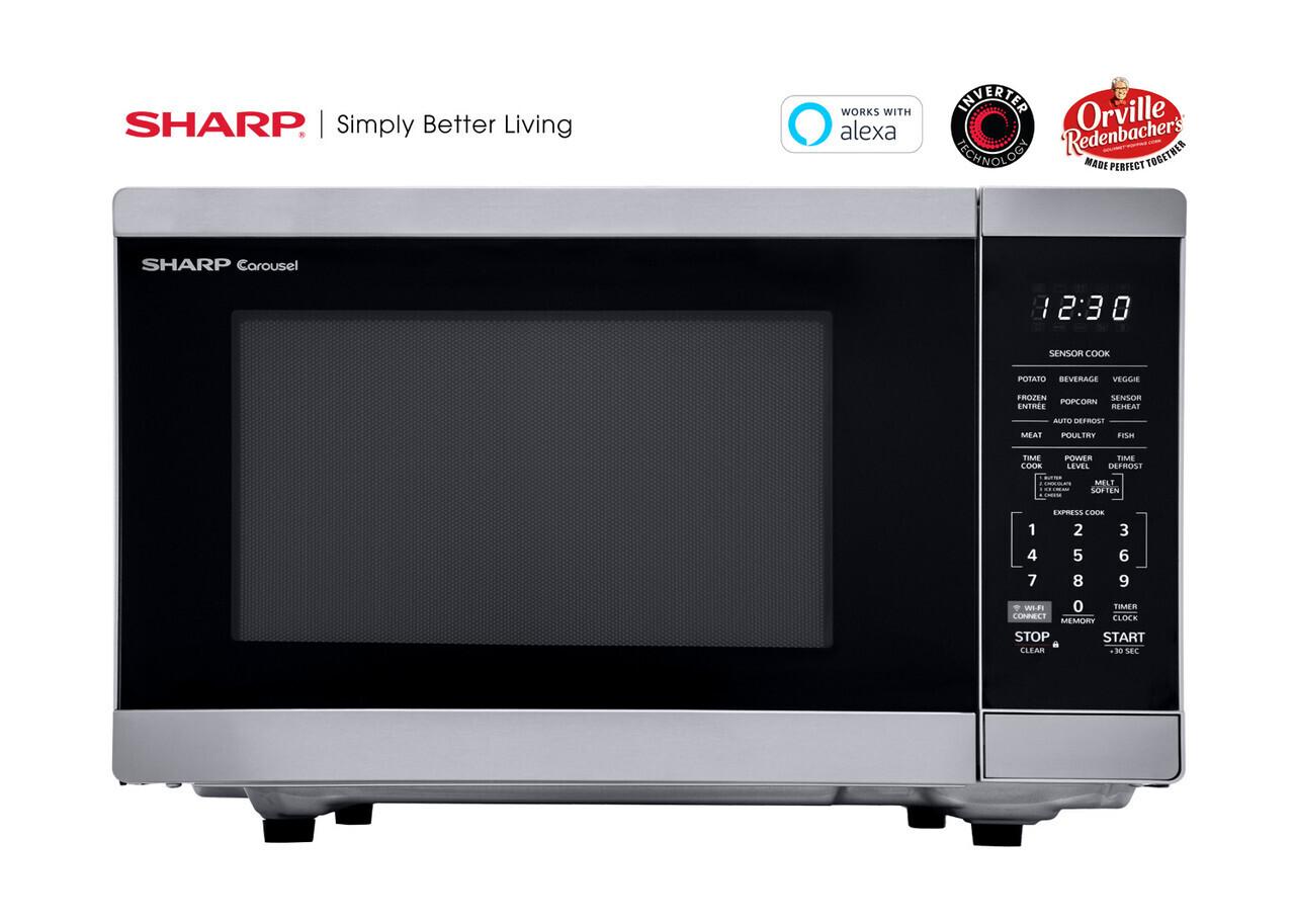 Sharp 1.4 cu. ft. Smart Countertop Microwave Oven