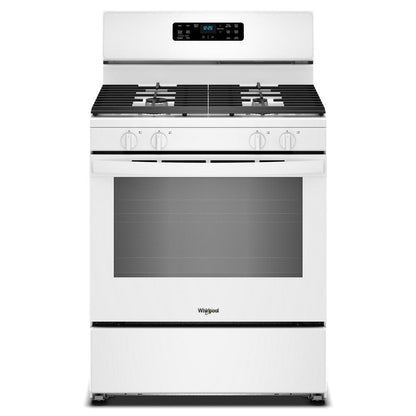 Whirlpool WFGS3030RW 30-inch Gas Range with Crispy Mode and Dishwasher Safe Grates