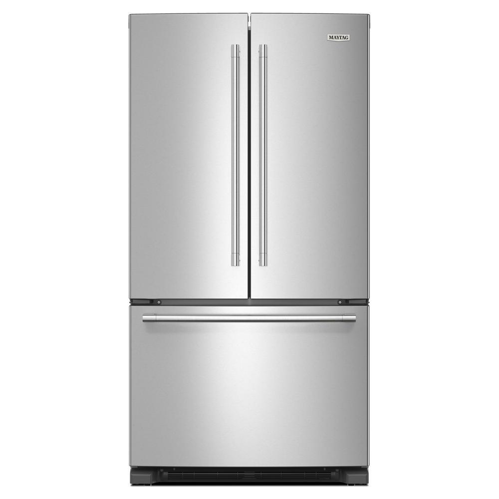 MRFF4236RZ Maytag® 36 Inch Wide French Door Bottom Mount Refrigerator with Max Cool Setting - 25 Cu. Ft.