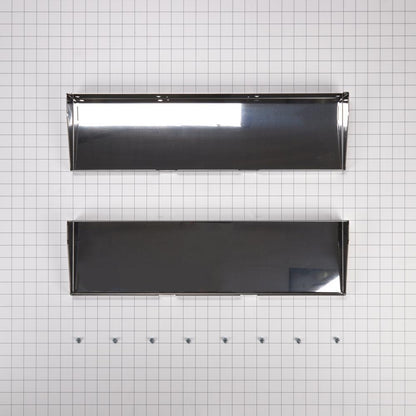 Kitchenaid W10646269 JennAir Wall Hood Chimney Extension Kit for Installation of 36-IN Hood into 48-IN Opening - Stainless Steel (Includes Two Panels and Eight Screws)