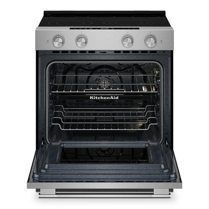 Kitchenaid KSES530SPS 5.3 Cu. Ft. Smart Slide-in Electric Range with Two Even-Heat™ Hyper Elements and Convection Cooking Modes