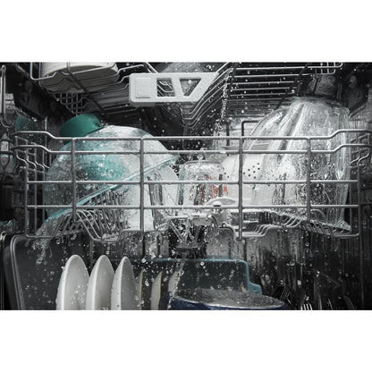 Whirlpool WDPS7024RZ Eco Series Quiet Dishwasher with a washing 3rd Rack & Water Repellent Silverware Basket