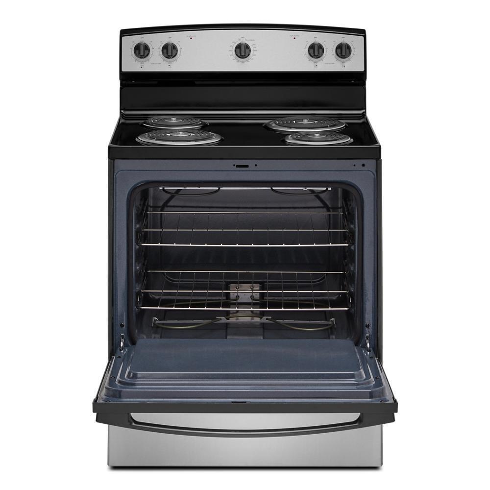 ACR4203MNS Amana® 30-inch Electric Range with Easy-Clean Glass Door
