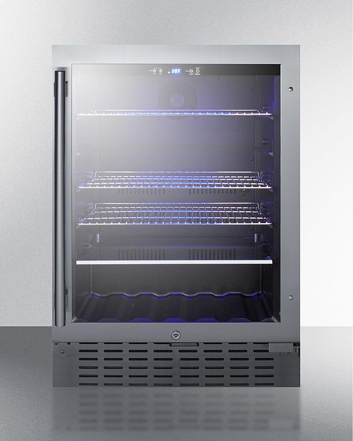 Summit SCR2466B 24" Wide Built-in Beverage Cooler