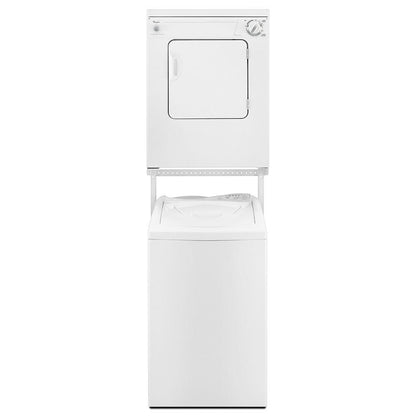 Kitchenaid 49971 Compact Washer and Dryer Stacking Kit, White, fits compact LCR5232, LCR7244, LCE4332 models, with 1 metal frame stand