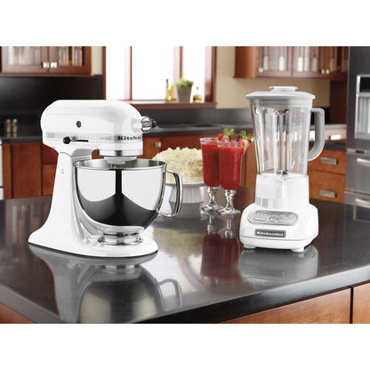 Kitchenaid KSM150PSWH Artisan® Series 5 Quart Tilt-Head Stand Mixer