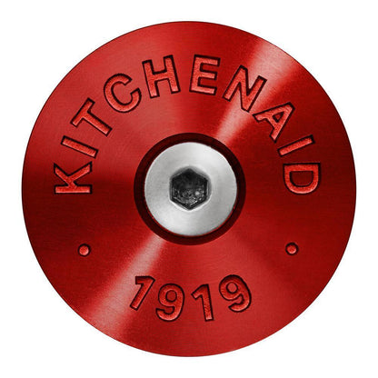 Whirlpool W11368841RE KitchenAid Commercial-Style Range Handle Medallion Kit - Red (Includes Two Medallions, Screws, and One 1/8-IN Hex Wrench)