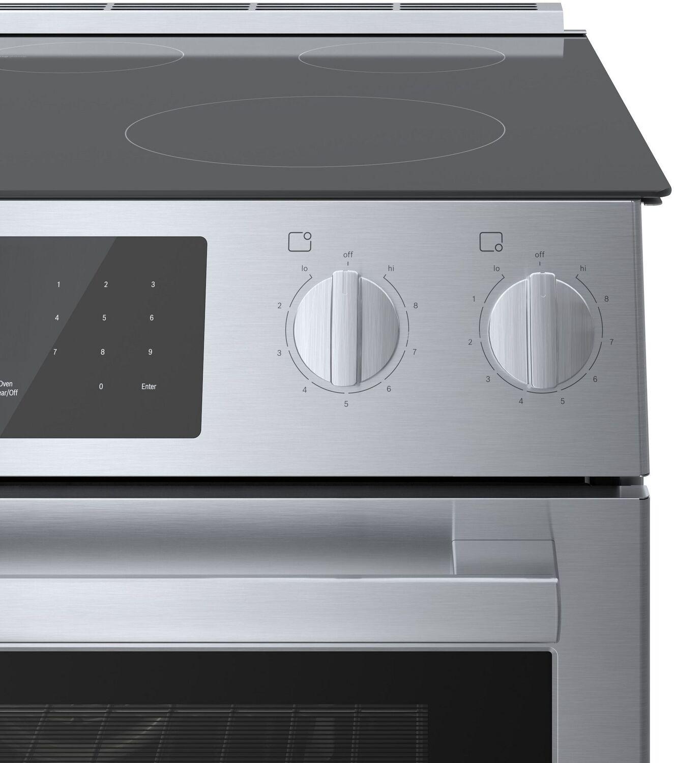 Bosch HEI8056U 800 Series, Electric slide-in range, 30'', Stainless steel