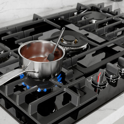 Bosch 800 Series Gas Cooktop 30" Black NGM8048UC
