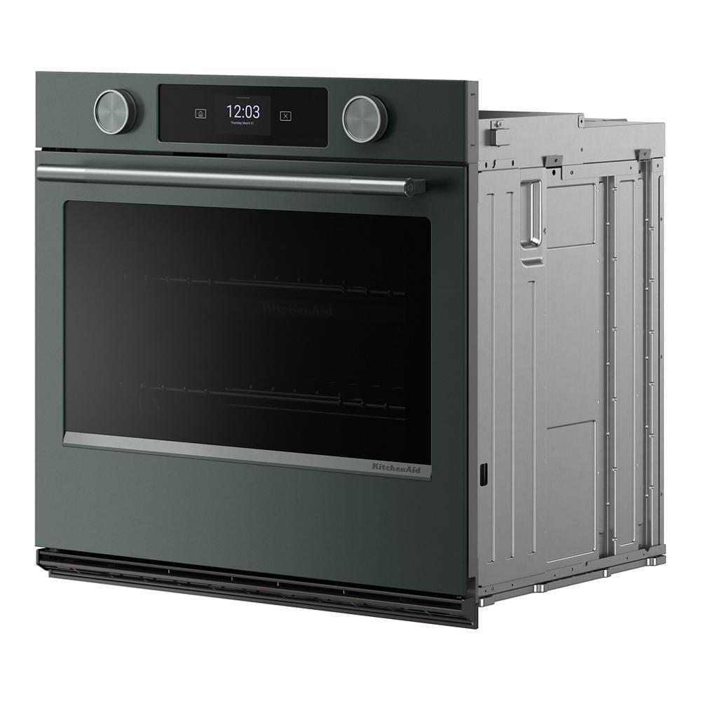 Kitchenaid KOES930SJP 30-inch Smart Electric Single Wall Oven with Intelligent Cooking Camera - Juniper