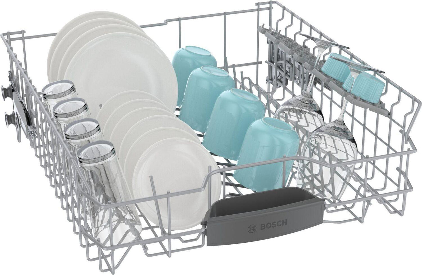 Bosch SHE53C85N 300 Series, built-under dishwasher, 24'', Brushed steel anti-fingerprint