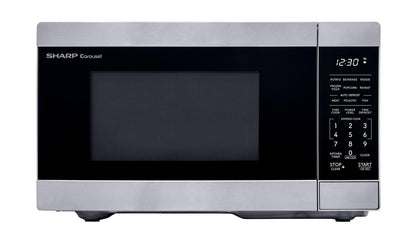 SMC0761KS Sharp 0.7 cu. ft. 700W Stainless Steel Countertop Microwave Oven