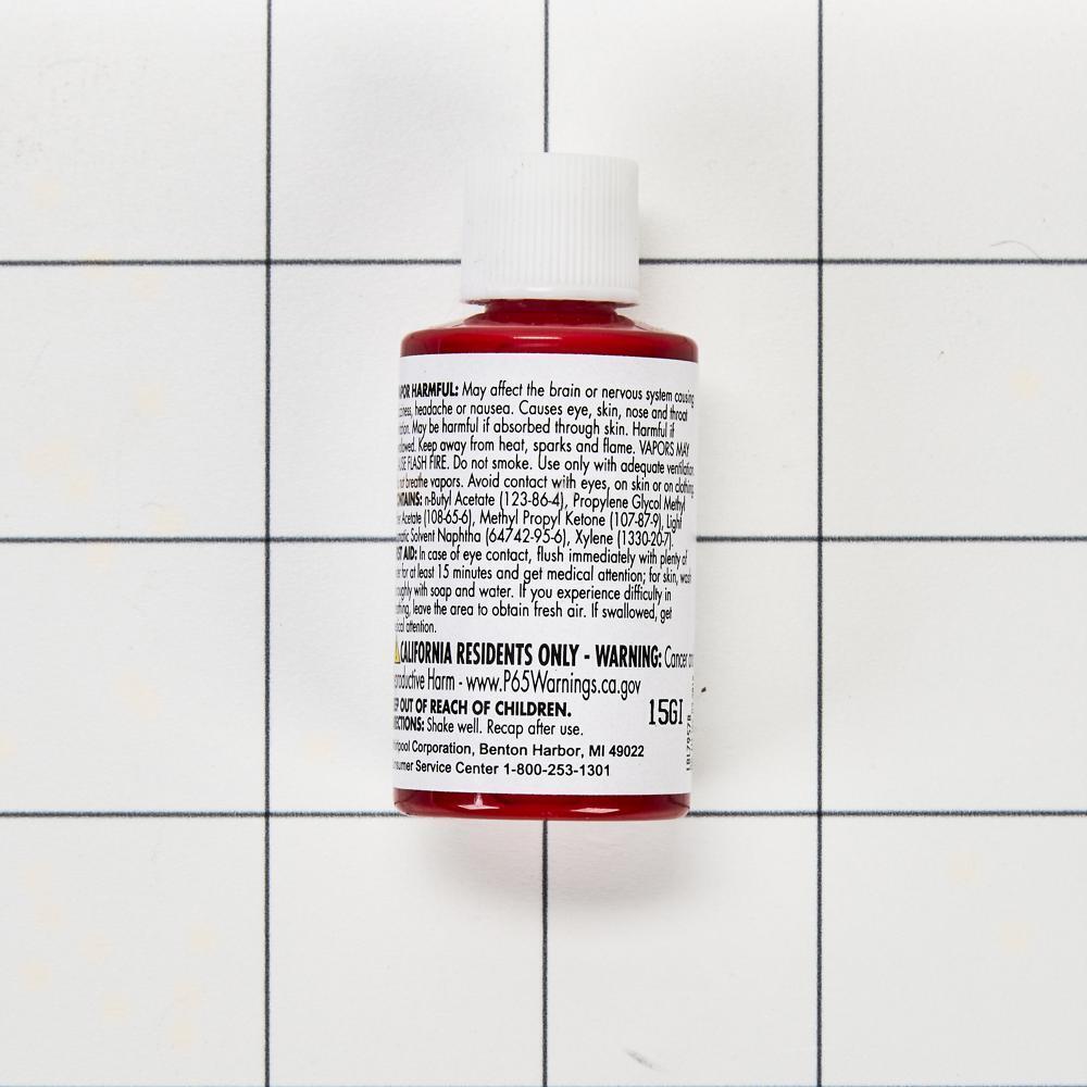 Kitchenaid W11397568PA Touch-Up Paint with a Brush - Passion Red 0.6-oz