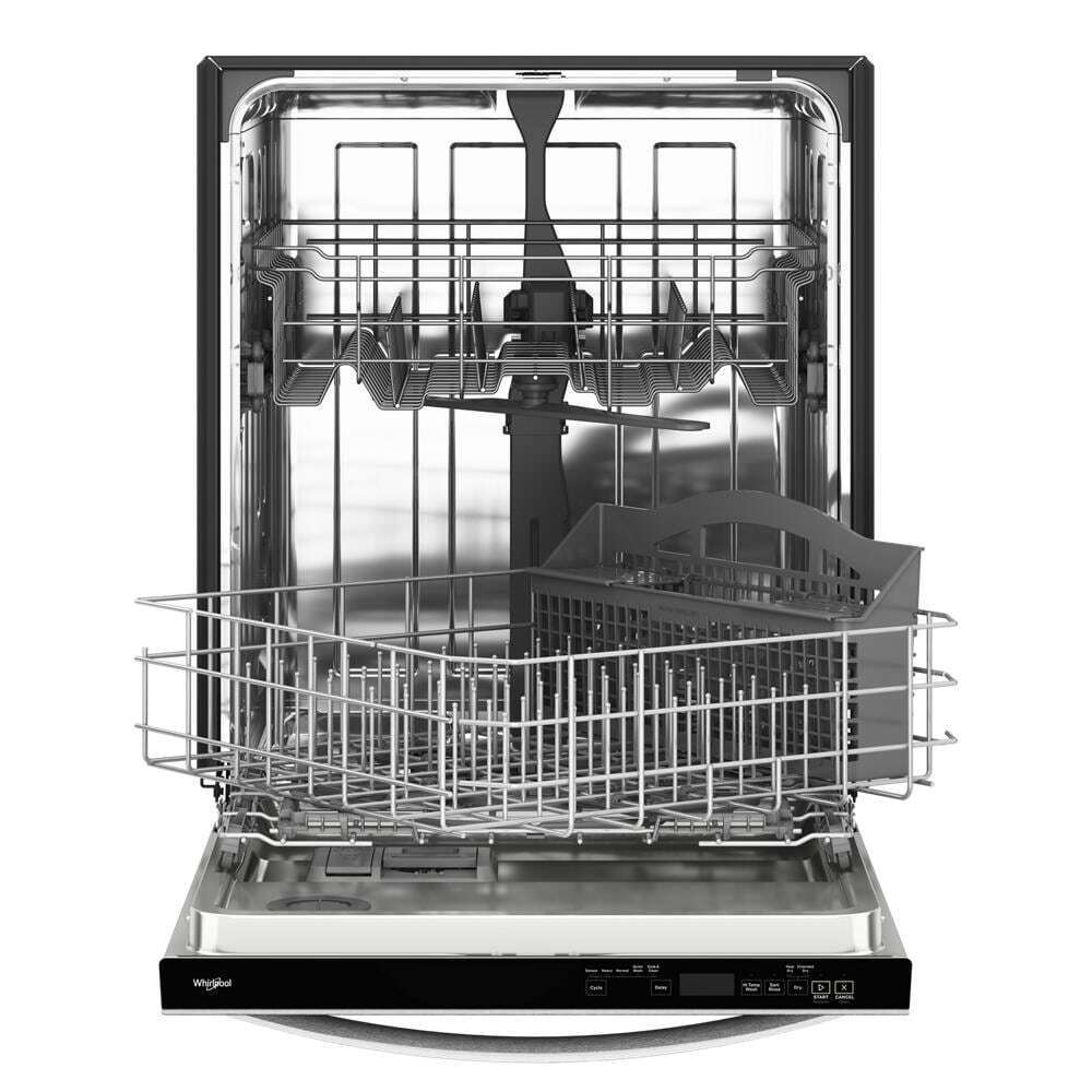Whirlpool WDT745SASZ 24" Stainless Steel Dishwasher with Spin&Load Rack and AI Intelligent Wash - 50 dBA