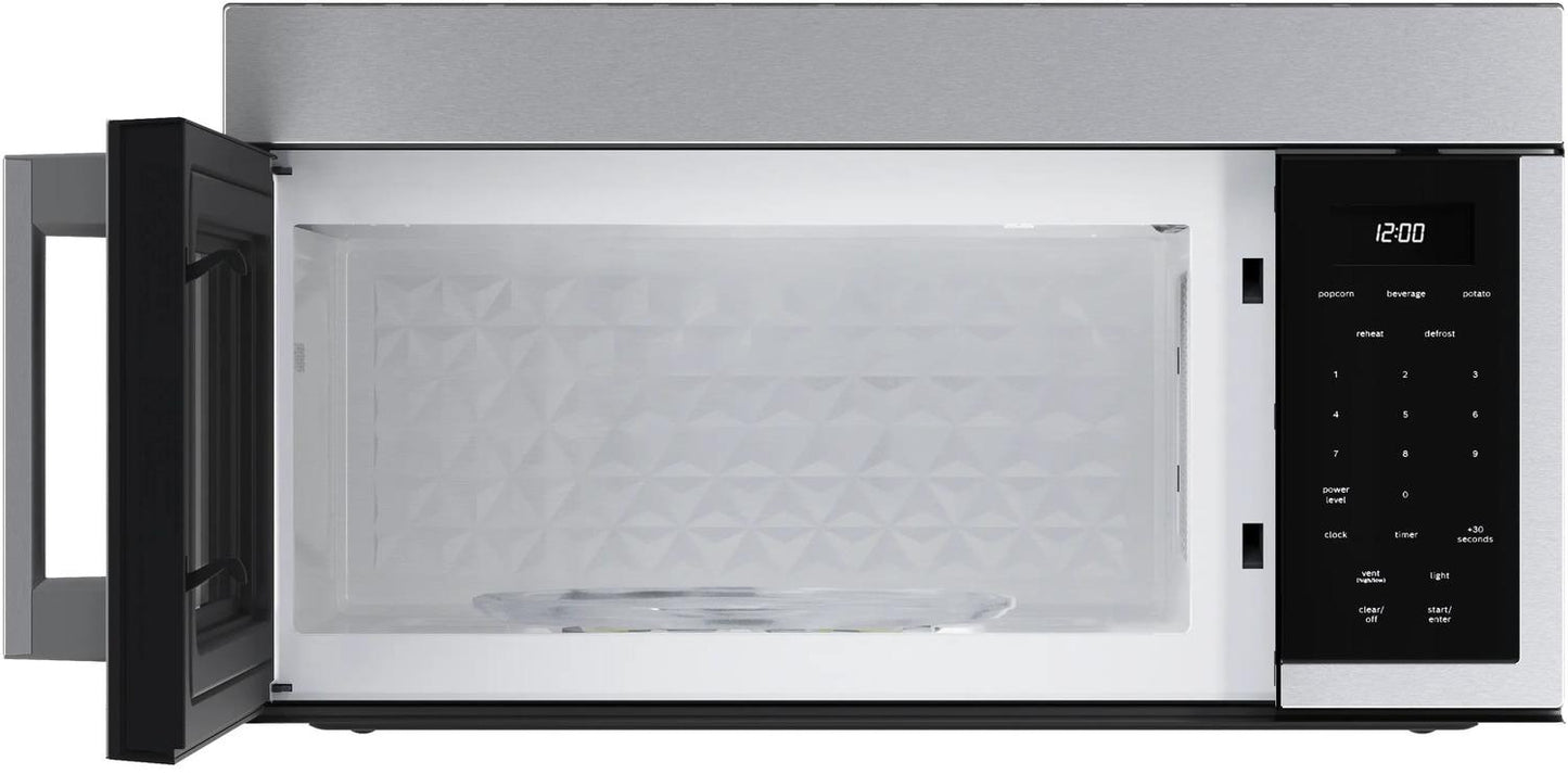 Bosch HMV3055U 300 Series, Over-The-Range Microwave, 30'', Door Hinge: left, Stainless steel