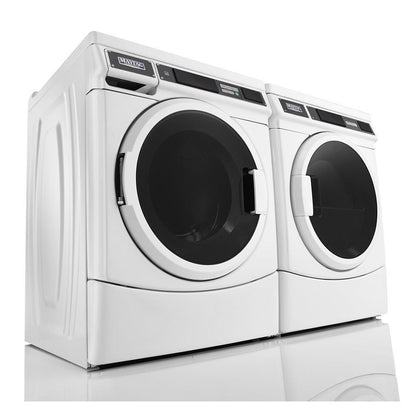 Maytag MDE28PRTGW Commercial Electric Dryer, Card Reader Ready or Non-Vend