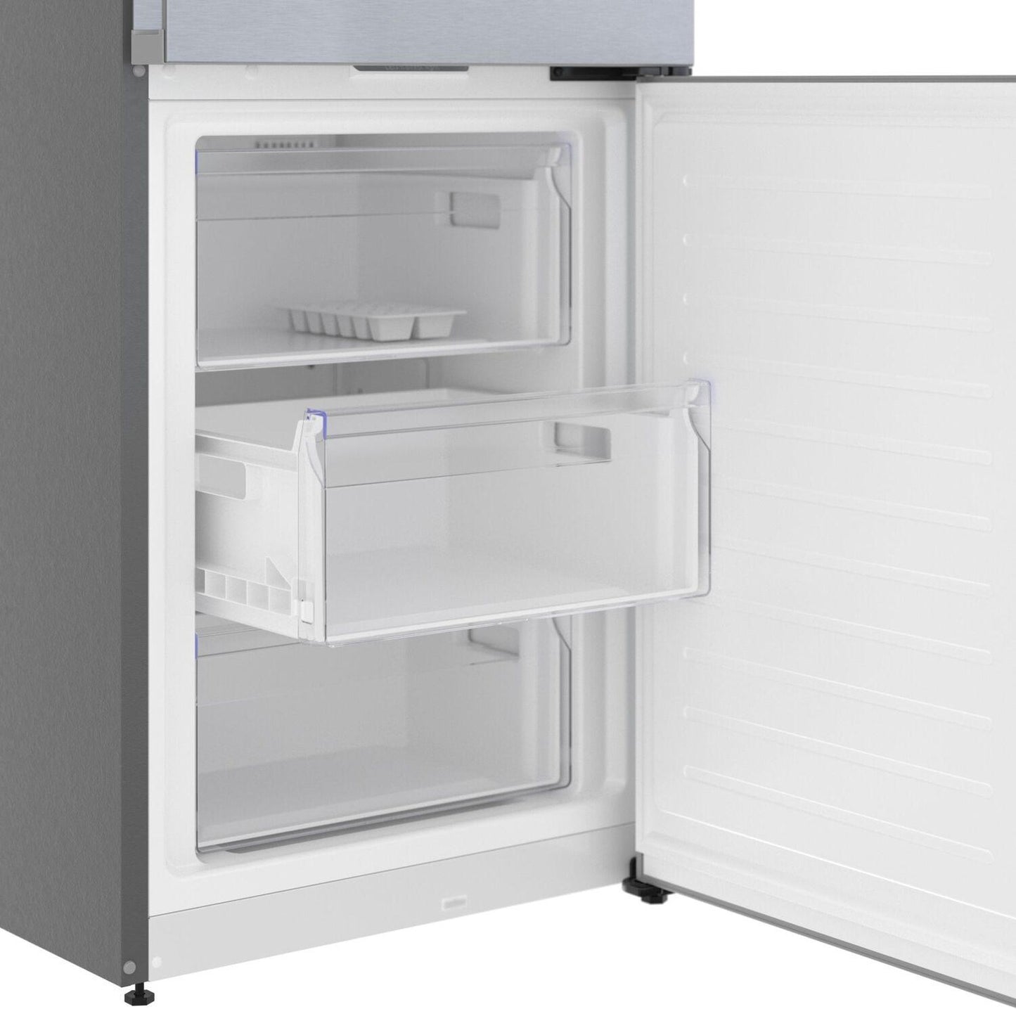 Bosch B24CB50ESS 500 Series, free-standing fridge-freezer with freezer at bottom, 24'', Brushed steel (with anti-fingerprint), Total No Frost