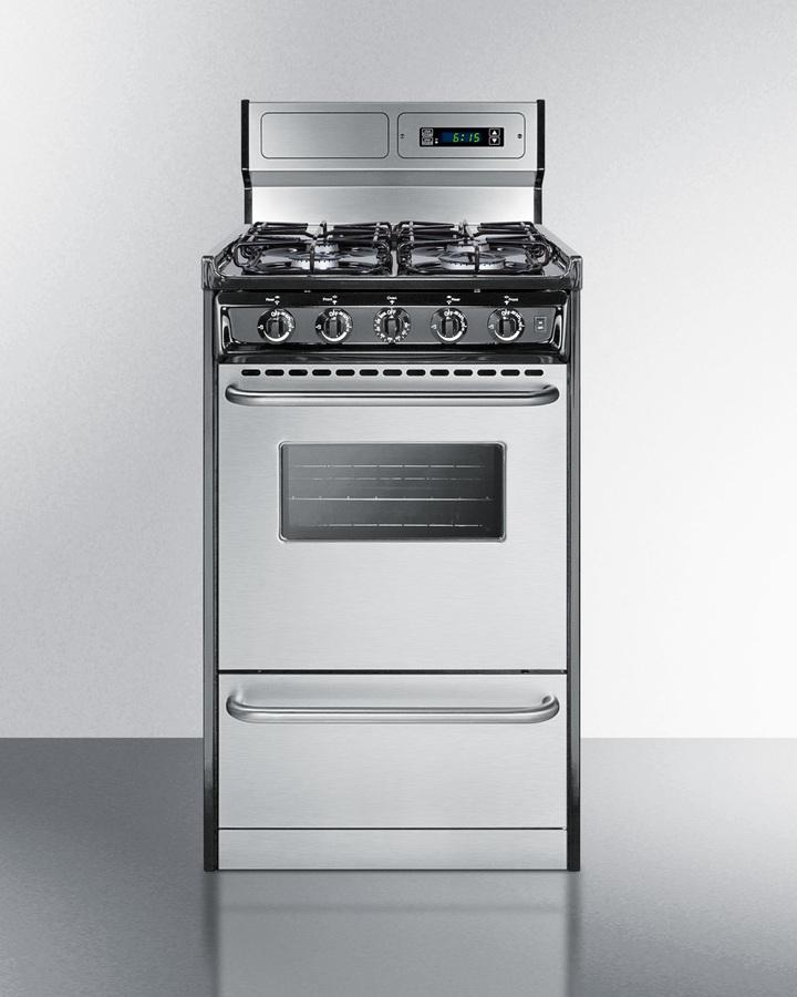 20" Wide Gas Range