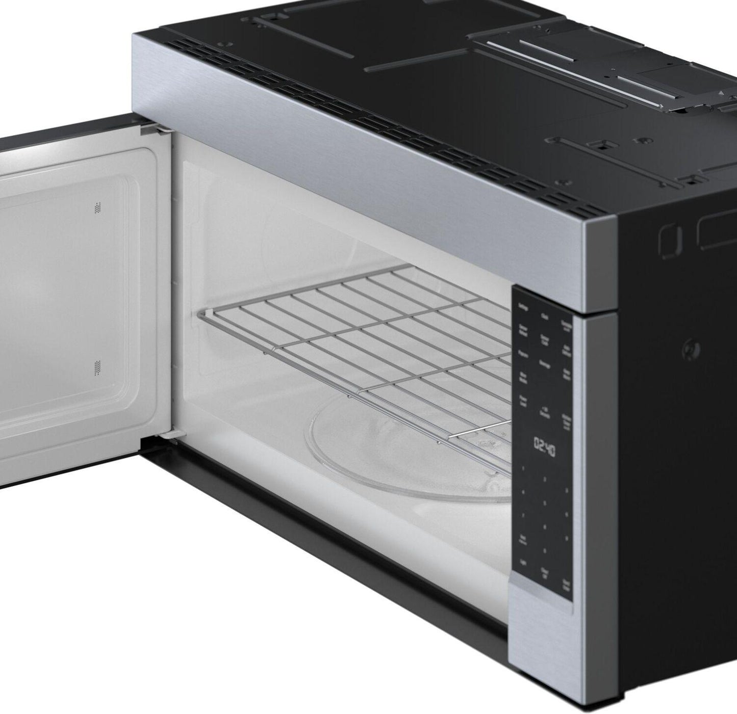 Bosch HMV5053U 500 Series, Over-The-Range Microwave, 30'', Door Hinge: left, Stainless steel