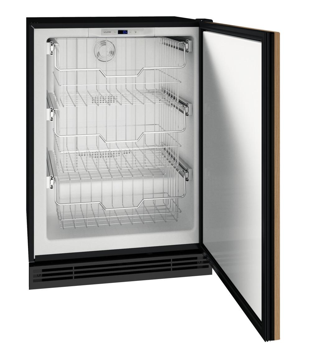 U-Line 24" Convertible Freezer With Integrated Solid Finish (115 V/60 Hz Volts /60 Hz Hz)
