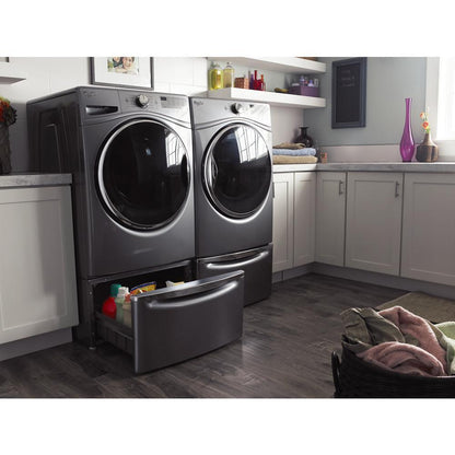 Maytag XHPC155XW 15.5" Pedestal for Front Load Washer and Dryer with Storage