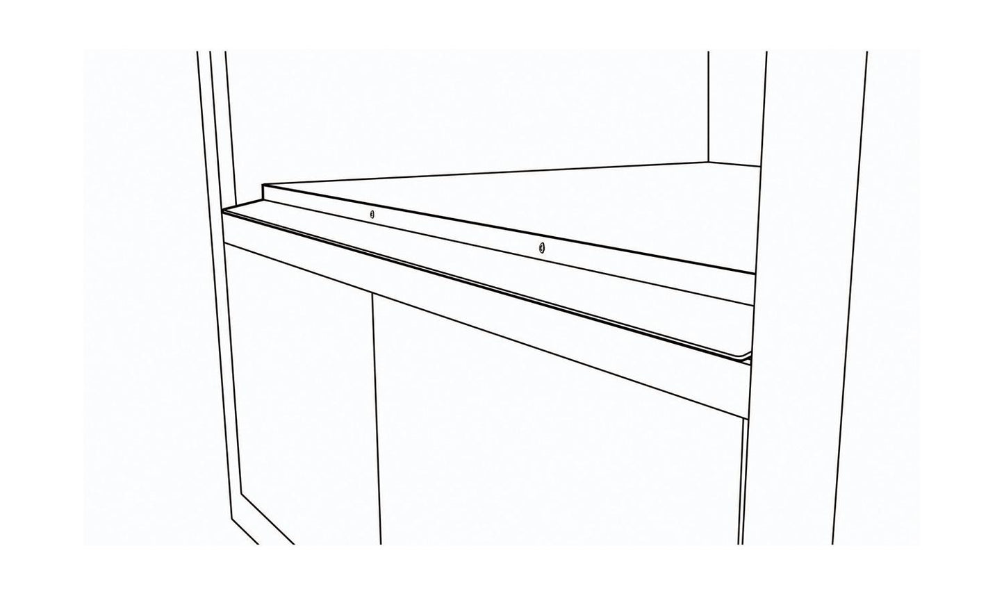 Sharp SKMD24F0AS 24 in. Stainless Steel Flush Mount Deflector for SMD2470ASY