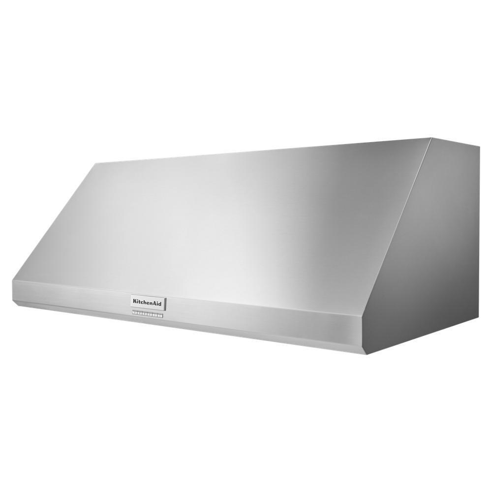Kitchenaid KVWC908KSS 48'' 585 or 1170 CFM Motor Class Commercial-Style Wall-Mount Canopy Range Hood