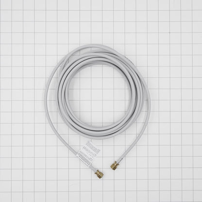 Whirlpool W10267701RP Refrigerator Water Line Installation Kit, Gray, with 25' of PEX tubing and 1/4" fittings for ice and water hook up
