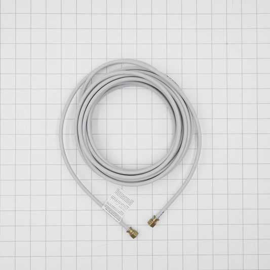 Whirlpool W10267701RP Refrigerator Water Line Installation Kit, Gray, with 25' of PEX tubing and 1/4" fittings for ice and water hook up