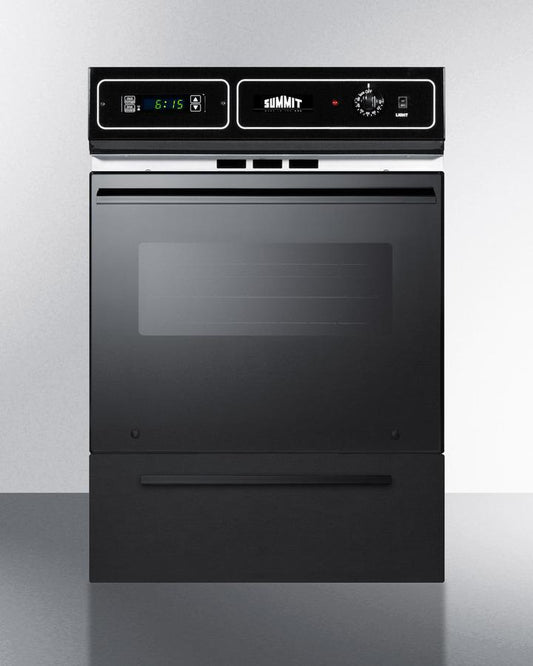 Summit TTM7212DK 24" Wide Gas Wall Oven