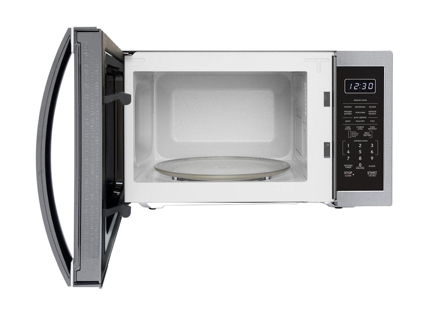 SMC1450KS Sharp 1.4 cu. ft. 1100W Stainless Steel Countertop Microwave Oven