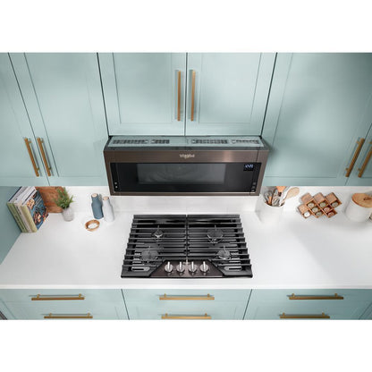 Whirlpool WCGK5030PV 30-inch Gas Cooktop with EZ-2-Lift™ Hinged Cast-Iron Grates