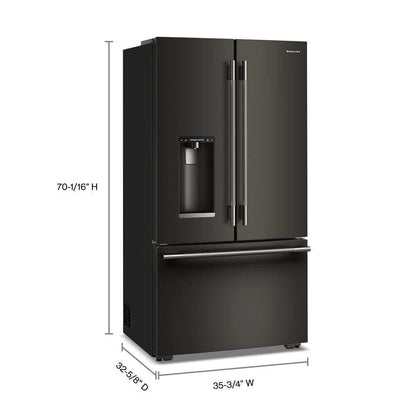 Kitchenaid KRFC636SBE Counter-Depth French Door Refrigerator with Intelligent Auto Fill