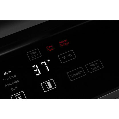 Kitchenaid KBSD702MSS 25.1 Cu. Ft. 42" Built-In Side-by-Side Refrigerator with Ice and Water Dispenser