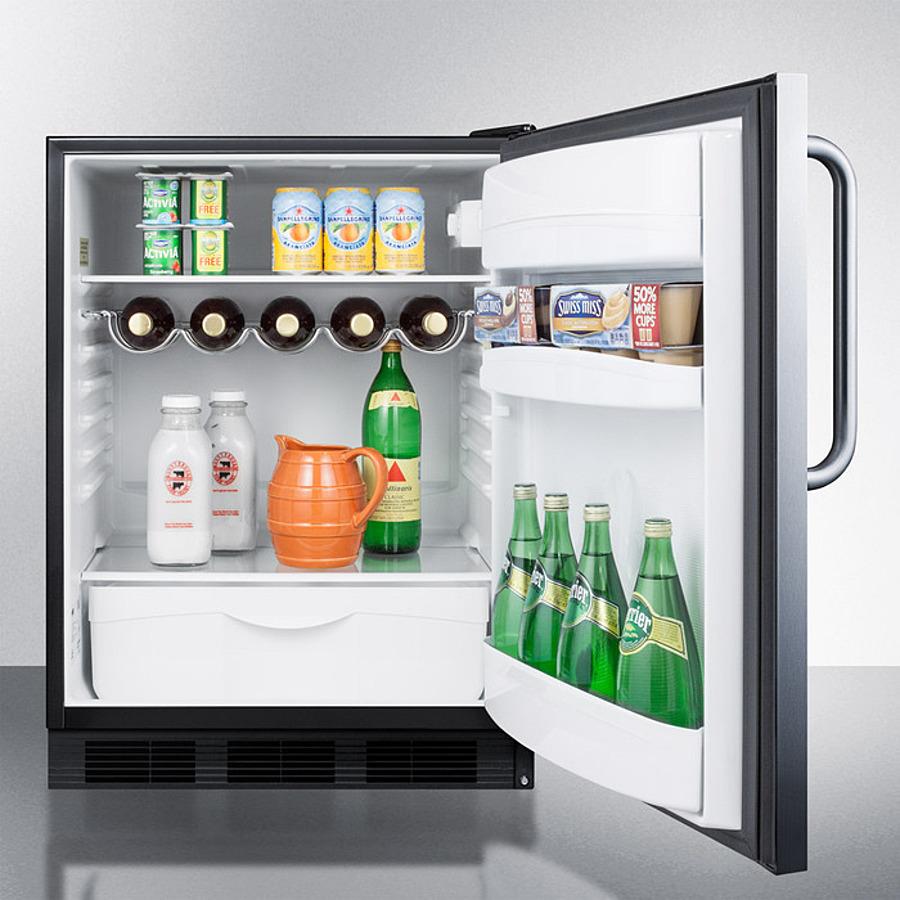 Summit FF63BKCSSADA 24" Wide Built-in All-refrigerator, ADA Compliant