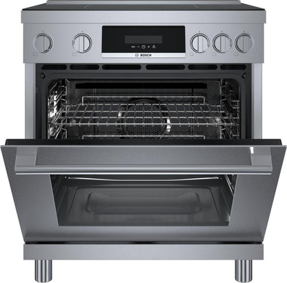 Bosch HIS8055U 800 Series, Induction freestanding range cooker, Stainless steel