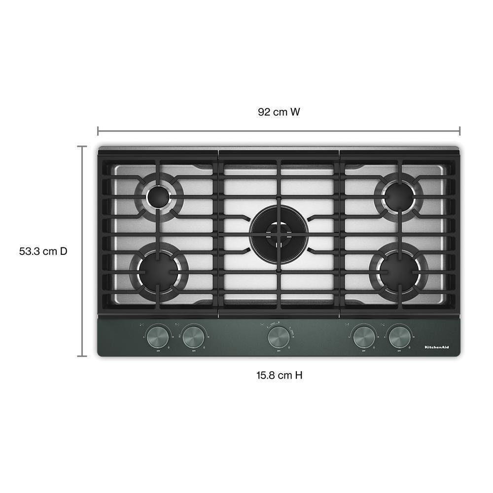 KCGK736SJP KitchenAid® 36 in. Gas Cooktop with 5 Burners and Integrated Wok Grate