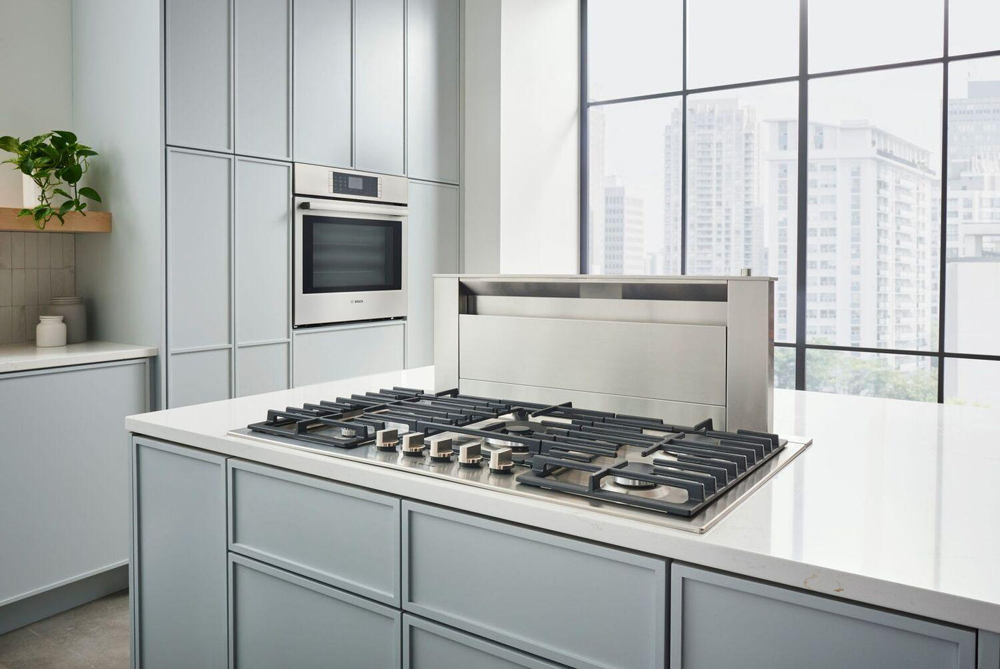 Bosch NGM8659UC 800 Series, Gas hob, 36'', Stainless steel
