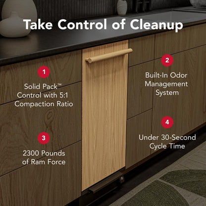 KTTP515TPA KitchenAid® 15 in. Built-In Trash Compactor with Built-In Odor Management System