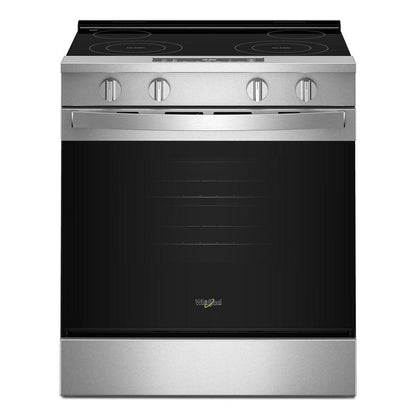 Whirlpool WSES3130SS 30-inch Electric Range with No Preheat and Slow Cook Modes