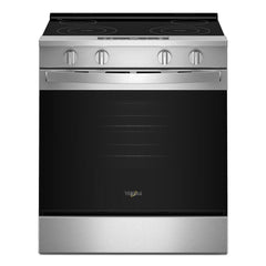 Whirlpool WSES3130SS 30-inch Electric Range with No Preheat and Slow Cook Modes