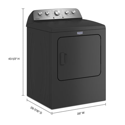 Maytag MGD5430PBK Top Load Gas Dryer with Steam-Enhanced Cycles - 7.0 cu. ft.