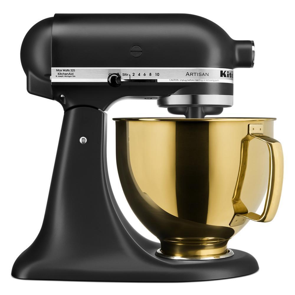 Kitchenaid KSM5SSBRG 5 Quart Tilt-Head Metallic Finish Stainless Steel Bowl