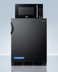 Summit MRF66BKA Microwave/refrigerator-freezer Combination With Allocator